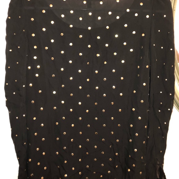 Cynthia Steffe Black silk blouse - Picture 3 of 4